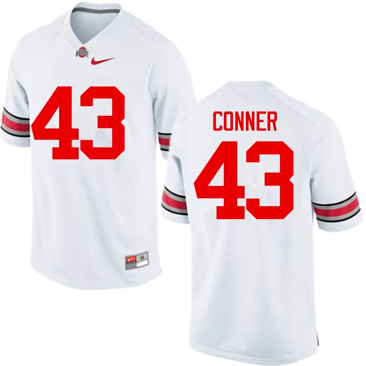 Nick Conner Ohio State Buckeyes Men's NCAA #43 Nike White College Stitched Football Jersey OYE3856CC